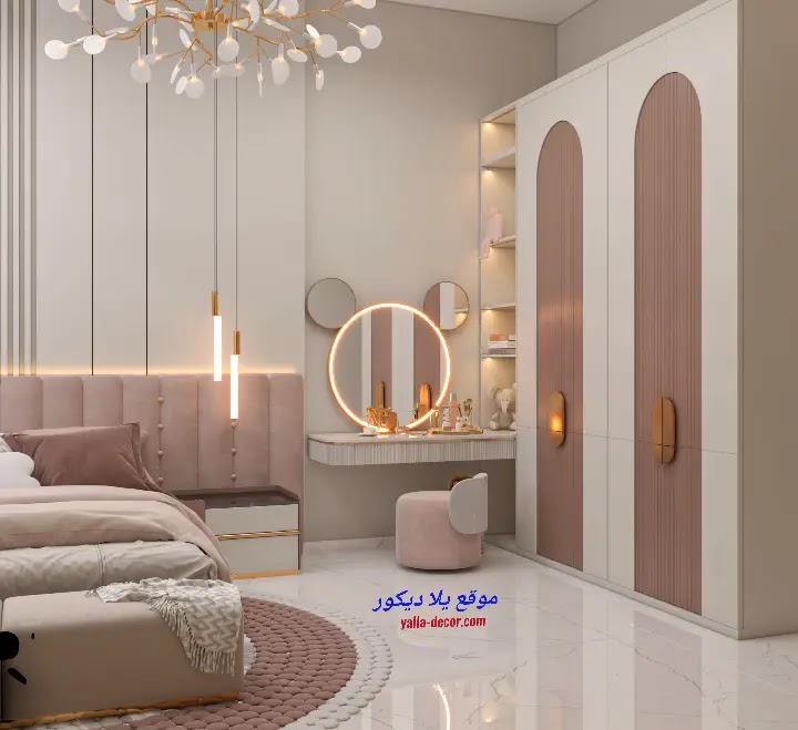 غرف نوم بنات 2024 غرف نوم بنات كاملة